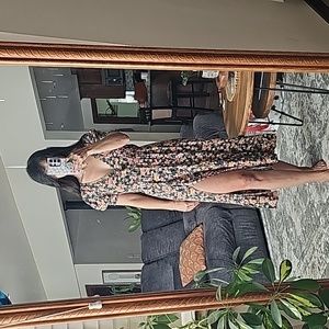 Zara Floral Dress with Slit